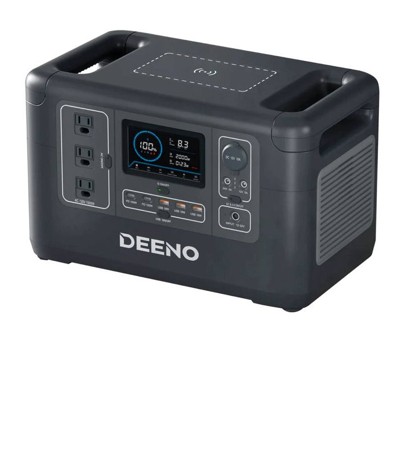 Chasing Central eléctrica portátil Deeno X1500 | Carga exterior rápida portátil