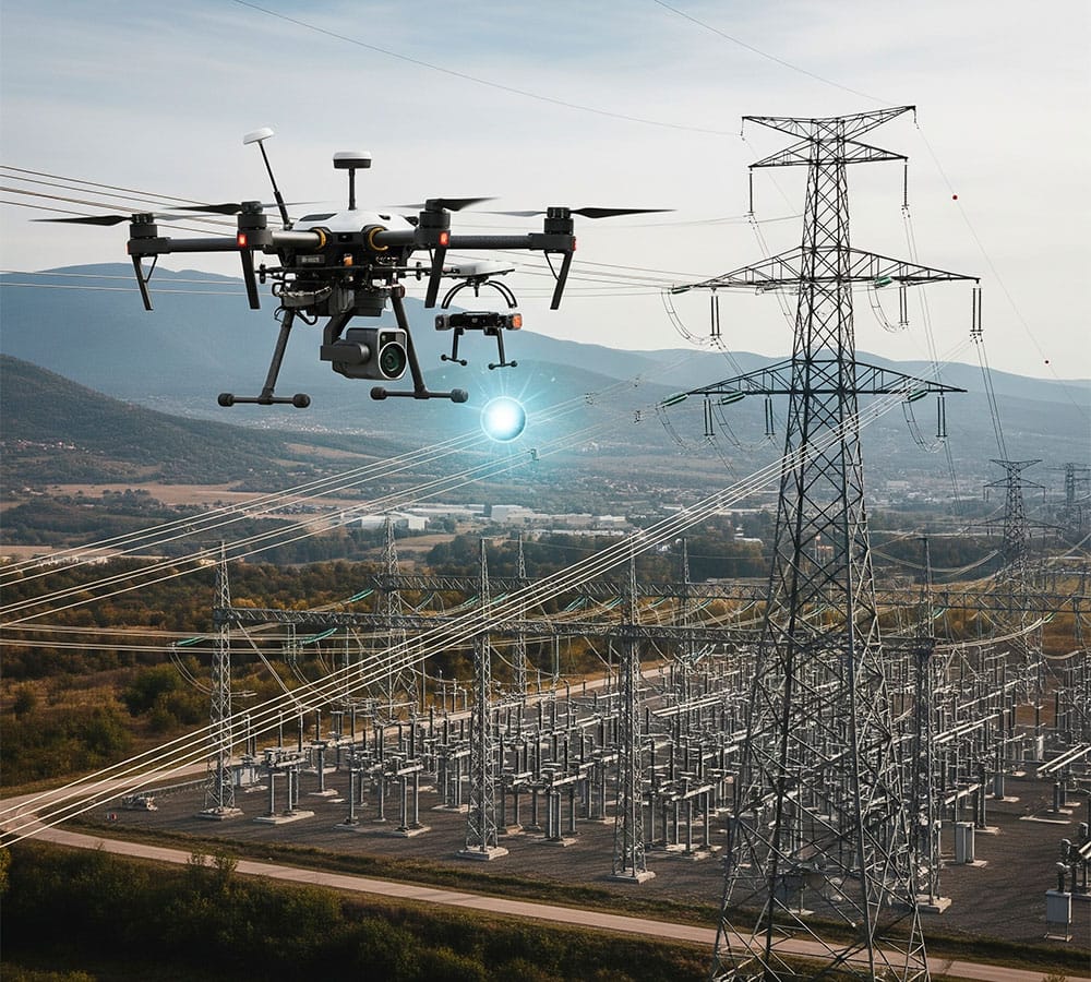 Drones para Inspección de Líneas Eléctricas Drones para Inspección de Líneas Eléctricas