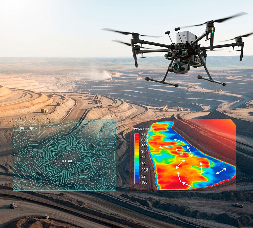 Modelos 3D Minería Drones