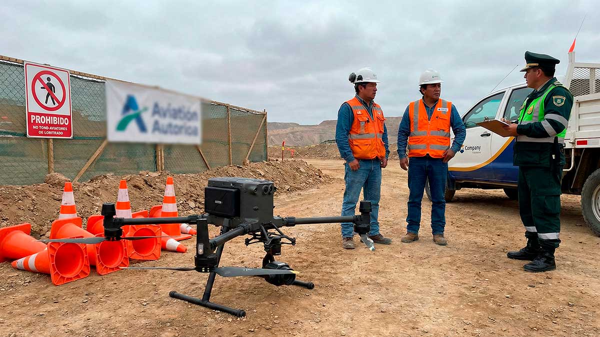 Fiscalización en faena a operadores sin certificacion drones uso comercial.
