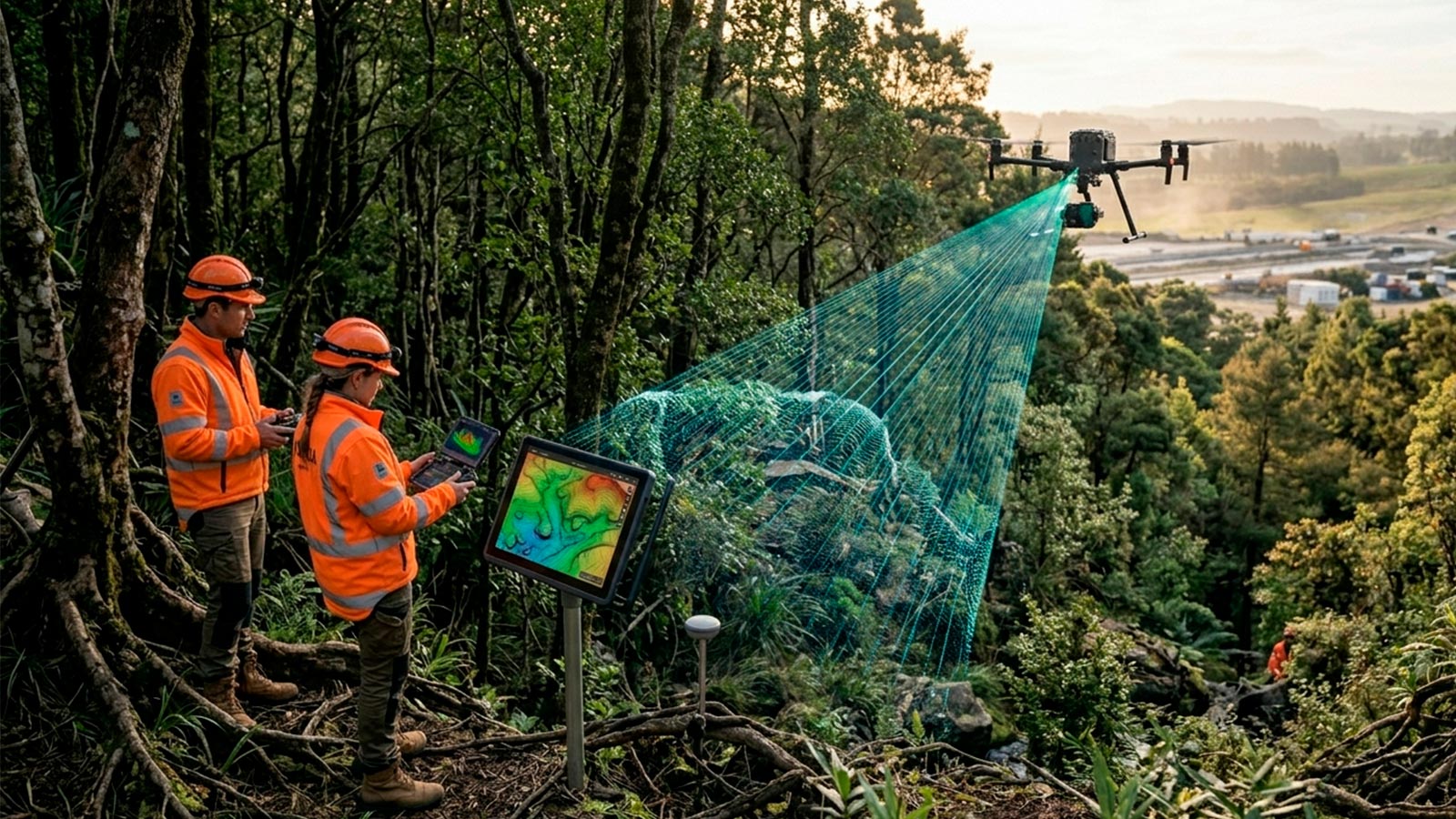 Aplicaciones del zenmuse l3 en topografía compleja y áreas densas