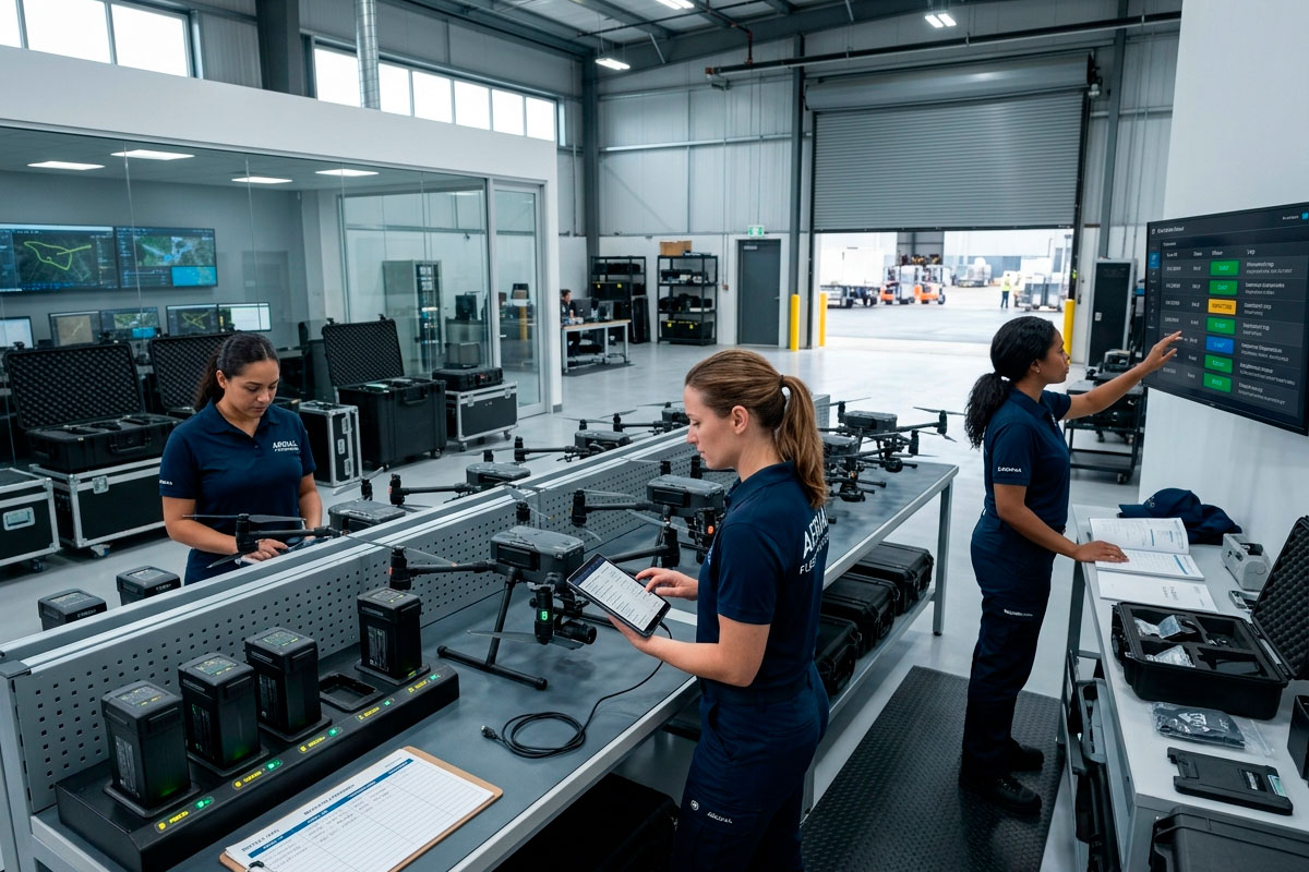 Integración de flotas drones enterprise en corporaciones