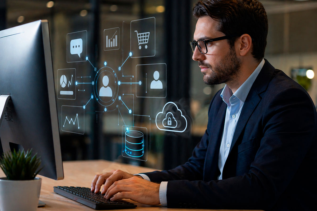 Moderno software de inteligencia artificial