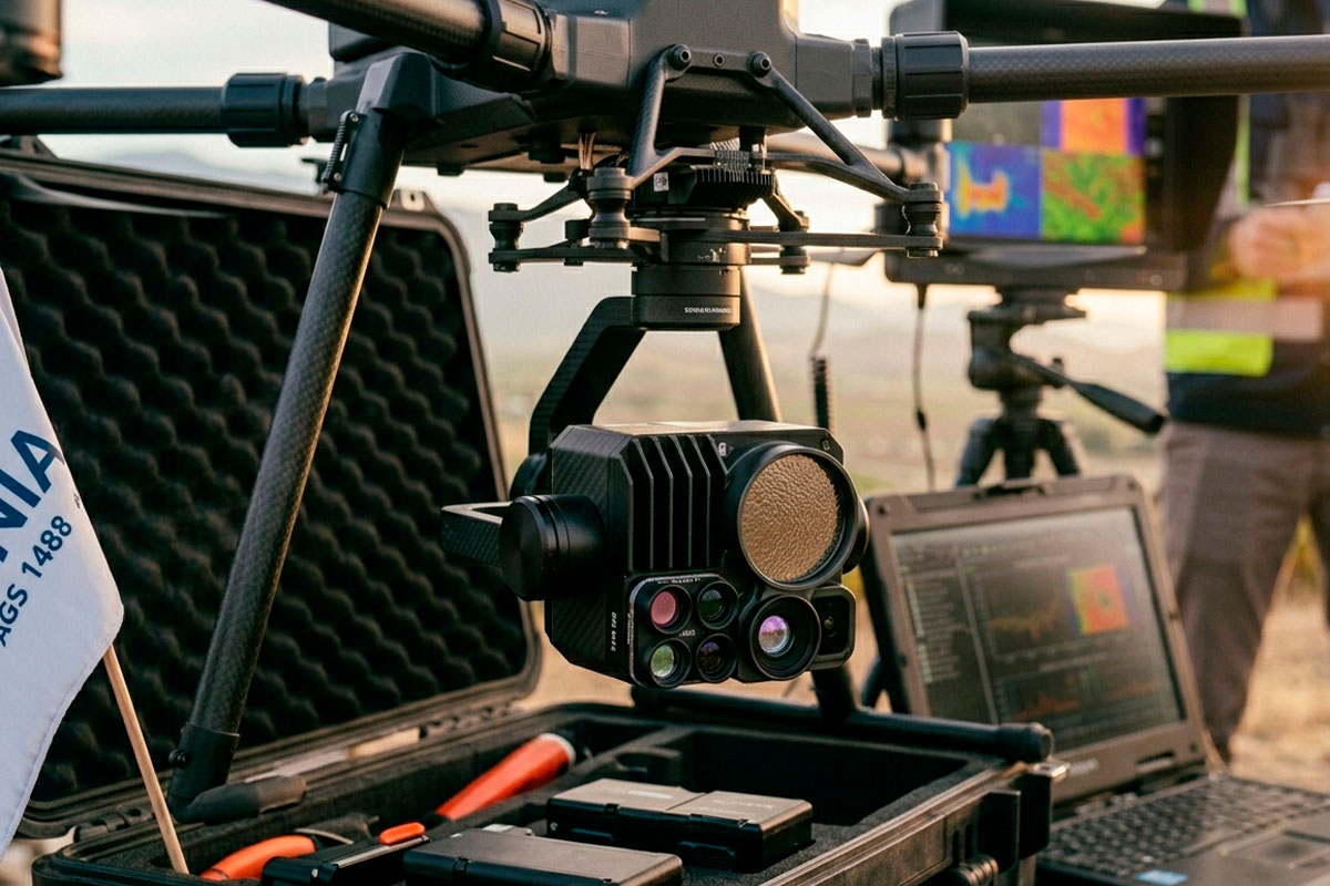 servicios de drones industriales premium
