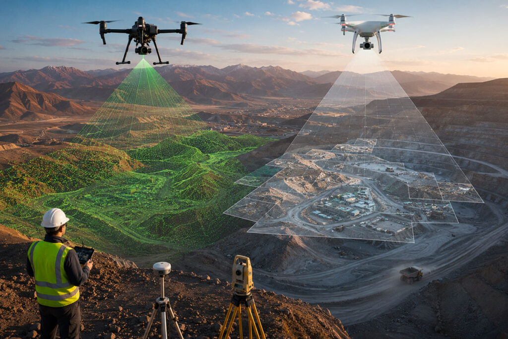 LiDAR vs fotogrametría con drones LiDAR vs fotogrametría con drones