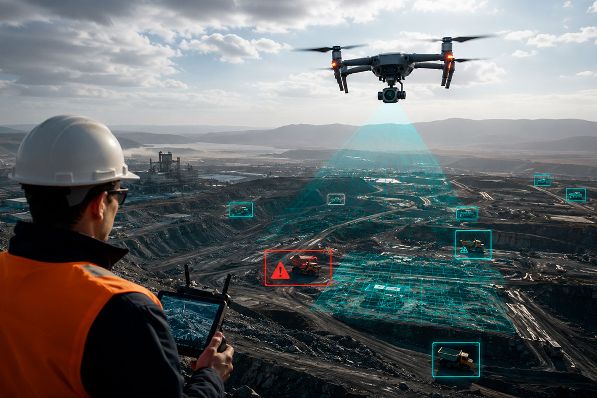 Monitoreo inteligente con drones