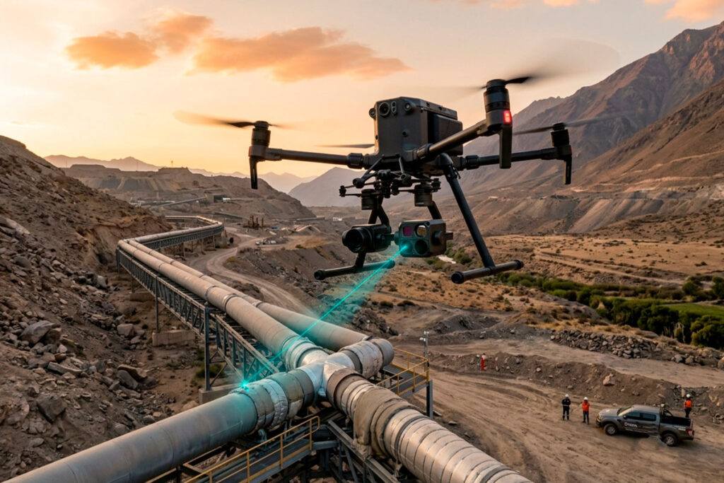 caso de éxito:_ inspección autónoma de pipelines de relaves con drones caso de éxito:_ inspección autónoma de pipelines de relaves con drones