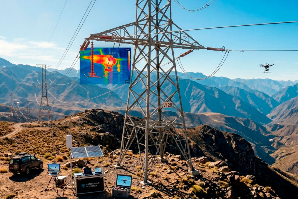 monitoreo autónomo de torres de alta tensión con drones e inspección térmica monitoreo autónomo de torres de alta tensión con drones e inspección térmica