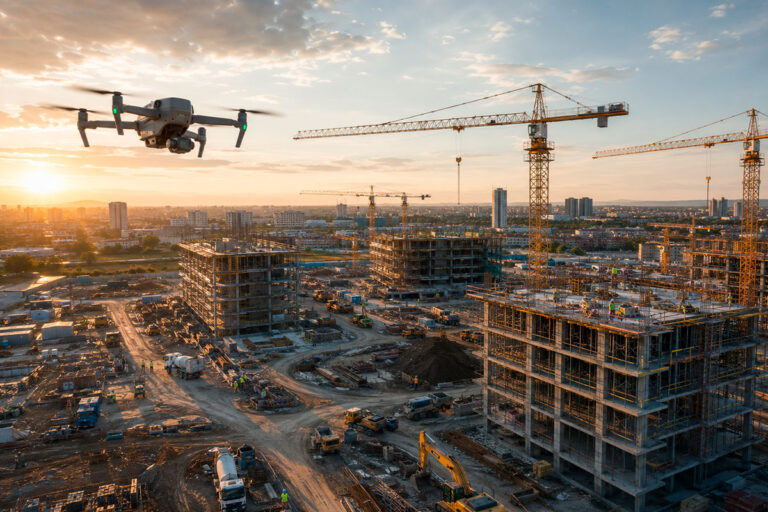 seguimiento de avance de obra con drones y BIM para proyectos de ingeniería y construcción