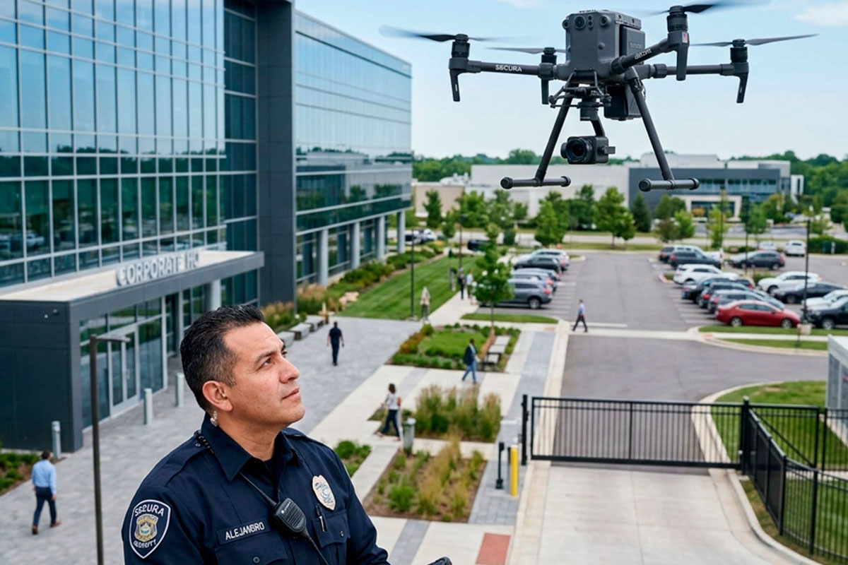 Seguridad y vigilancia con drones Seguridad y vigilancia con drones